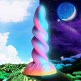 Creature Cocks Moon Rider Glow-In-The-Dark Unicorn Dildo