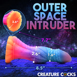 Creature Cocks Galactic Cock Alien Creature Glow-In-The-Dark Silicone Dildo