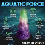 Creature Cock Aqua Phoenix Silicone Dildo