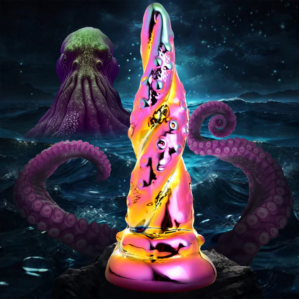 Creature Cock Enchantress Rainbow Glass Dildo