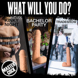 MASTER SERIES LIGHT MOBY HUGE 2 FOOT TALL SUPER DILDO