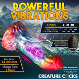 Creature Cocks Rainbow Phoenix Vibrating Silicone Dildo