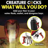 Creature Cocks King Cobra Keychain