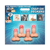 Snap-On Peckers 4 Pack by Big Ballers