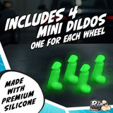Glow-in-the-Dark Snap-On Peckers 4 Pack by Big Ballers