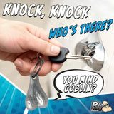 Big Ballers Nuts Keychain - Silver