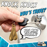 Big Ballers Nuts Brass Keychain