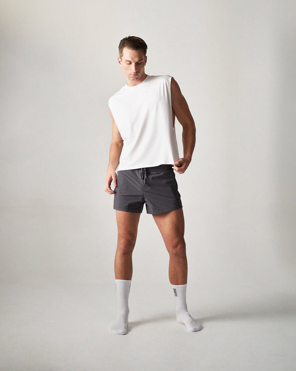 TEAMM8 Strike Box Muscle Tank 2.0. - White