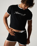 TEAMM8 M.V.P. Retro Cropped Tee - Jet