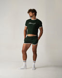 TEAMM8 M.V.P. Retro Cropped Tee - Forest