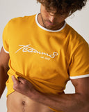TEAMM8 M.V.P. Retro Cropped Tee - marigold