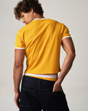 TEAMM8 M.V.P. Retro Cropped Tee - marigold
