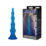 6.75" Anal Beades With Suction Base by Blue Line