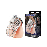 Deluxe Chastity Cock Cage by Blue Line