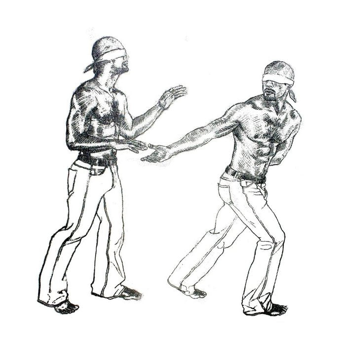 Miguel Reyes, Blind leading the blind, 2008
