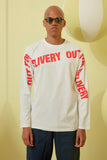 Henrik Vibskov Out for delivery White tee SS24