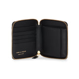 COMME DES GARÇONS EMBOSSED ROOTS WALLET BLACK