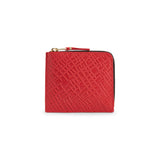 COMME DES GARÇONS Embossed Roots Zip Around Wallet