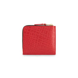 COMME DES GARÇONS Embossed Roots Zip Around Wallet