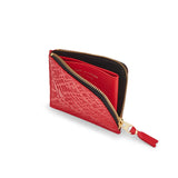 COMME DES GARÇONS Embossed Roots Zip Around Wallet