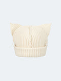 LOVERBOY BY CHARLES JEFFREY CHUNKY EARS BEANIE WHITE