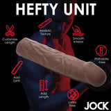JOCK Extra Long Penis Extension Sleeve - Dark