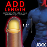 JOCK Extra Long Penis Extension Sleeve - Dark