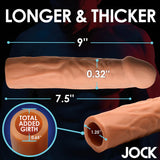 JOCK Extra Long Penis Extension Sleeve - Medium