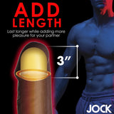 JOCK Extra Long Penis Extension Sleeve - Dark