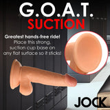 JOCK Football Frank 6.75" Dildo W/ Balls Light