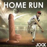 JOCK Baseball Brian 7" Dildo W/ Balls Medium