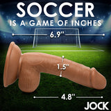 JOCK Soccer Sam 7" Dildo W/ Balls Medium