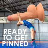 JOCK Wrestling Wayne 7" Dildo W/ Balls Light