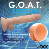 JOCK Swimming Simon 7" Dildo W/ Balls Medium