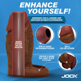 JOCK Enhancers Silicone Penis Extension Sleeve - Dark
