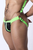 CELLBLOCK 13 Carbon Shadow Jock Pouch - Green