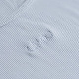 Creo Classic Ribbed Tank Top White