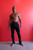 Louis Gabriel Nouchi FLARED PANTS WITH ASYMETRICAL OPENING IN COTTON