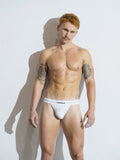 RED Hot Core Jock - White