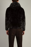 FAUX FUR HOODIE BLACK BY RANDOM IDENTITIES