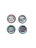 Multi smile Button Set by Walter Van Beirendonck