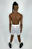 Alfons Dovana Miami Vice White Shorts