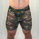 Alfons Dovana Camo Biker Shorts