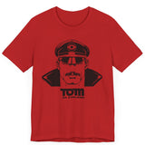 Tom of Finland Leather Daddy T-shirt Tee in RED