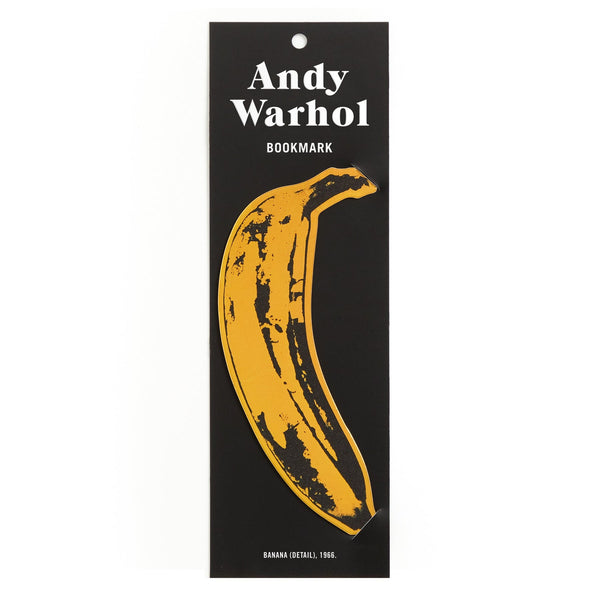 Andy Warhol Banana Shaped Bookmark