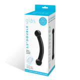 Gläs 5.5" Double Bull Black Dildo