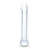 Gläs 7" realistic head glass dildo