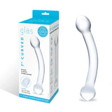 Gläs 7" curved glass Dildo