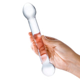 Gläs 7" curved glass Dildo