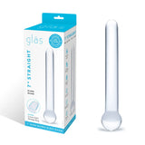 Gläs 7" straight glass dildo